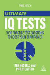 Ultimate IQ Tests: 1000 Practice Test Questions to Boost Your Brainpower (Ultima by Ken Russell - used book at Perkology Books