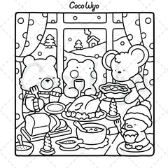 Comfy Days: Coloring Book for Adults and Teens Featuring Super Cute Animal