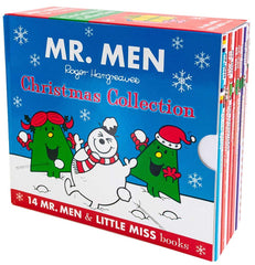 Mr Men and Little Miss Christmas Collection 14 Books Slipcase Set by Roger Hargreaves - used book at Perkology Books