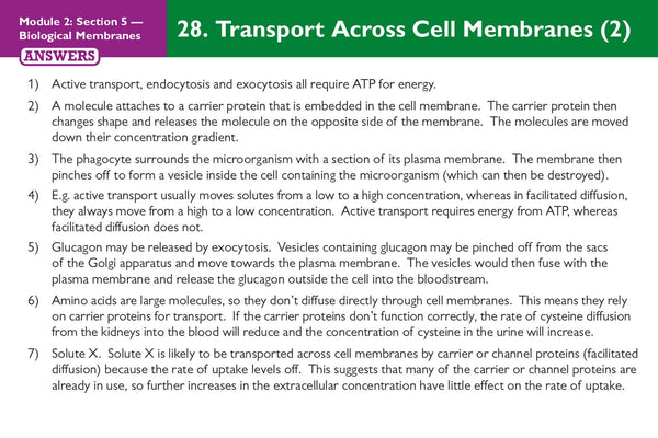 A-Level Biology OCR A Revision Question Cards (CGP OCR A A-Level Biology)