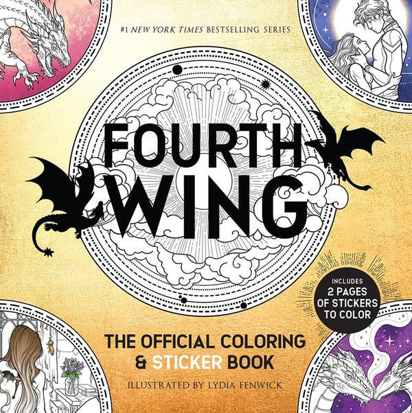 Fourth Wing: The Official Coloring & Sticker Book: