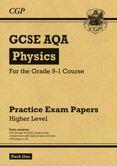 GCSE Physics AQA Practice Papers: Higher Pack 1: for the 2024 and 2025 exams by CGP Books - used book at Perkology Books