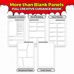 InkWorks Comic Book Drawing Kit with Character Story Planning
