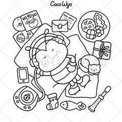 Comfy Days: Coloring Book for Adults and Teens Featuring Super Cute Animal