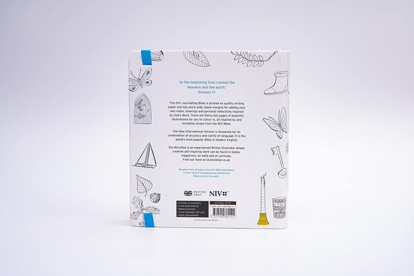 NIV Journalling Bible for Colouring In: With unlined margins and illustrations by New International Version - used book at Perkology Books