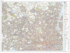 London North Map | The City, West End, Enfield, Ealing,
