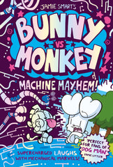 Bunny vs Monkey: Machine Mayhem & Gigantic Joke Book by Jamie Smart