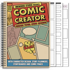 InkWorks Comic Book Drawing Kit with Character Story Planning