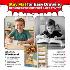 InkWorks Comic Book Drawing Kit with Character Story Planning