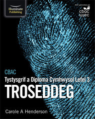 CBAC Tystysgrif a Diploma Cymhwysol Lefel 3 Troseddeg by Carole A Henderson - used book at Perkology Books