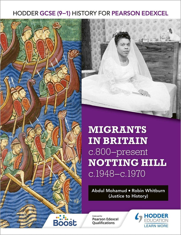 Hodder GCSE (9–1) History for Pearson Edexcel: Migrants in Britain, c800–present by Robin Whitburn - used book at Perkology Books