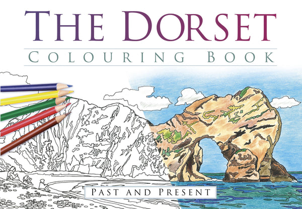 The Dorset Colouring Book: Past and Present by The History Press - used book at Perkology Books