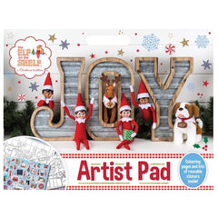 The Elf on the Shelf Artists Pad - 24 Colouring Pages and Lots of Reusable Stickers