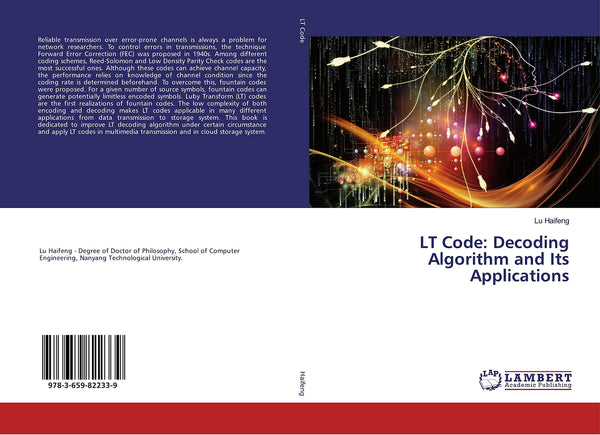 LT Code: Decoding Algorithm and Its Applications Haifeng, Lu by Lu Haifeng - used book at Perkology Books