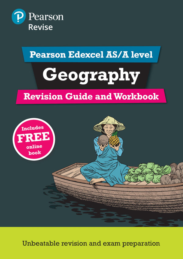 Pearson REVISE Edexcel AS/A Level Geography Revision Guide & Workbook by Lindsay Frost - used book at Perkology Books