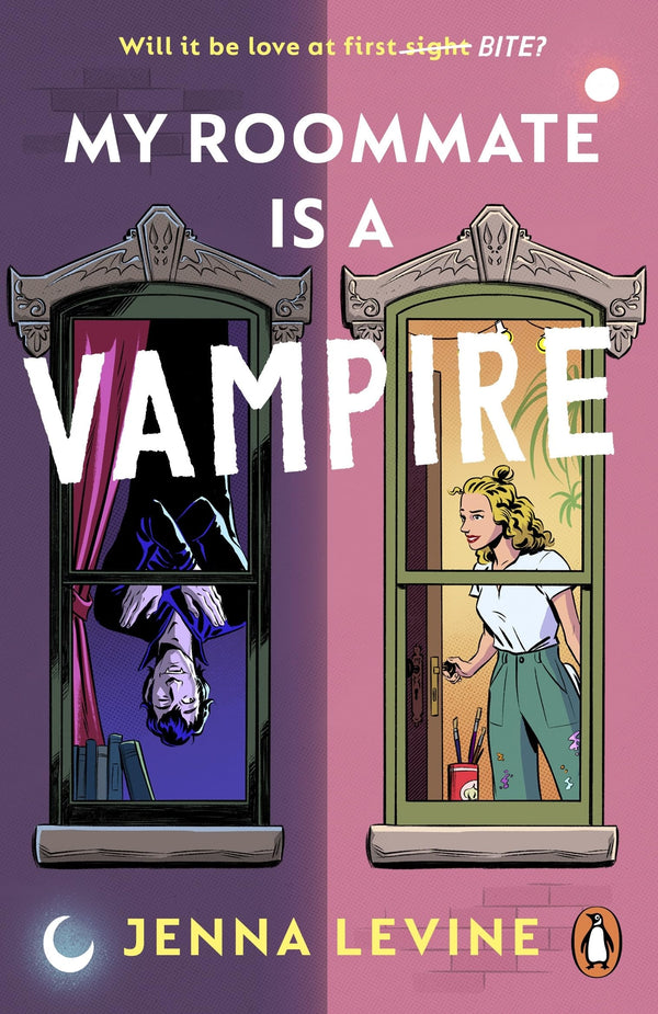 My Roommate is a Vampire: The hilarious new romcom by Jenna Levine - used book at Perkology Books