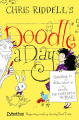 Chris Riddell's Doodle-a-Day: Something to Draw, Colour In or Doodle by Chris Riddell - used book at Perkology Books