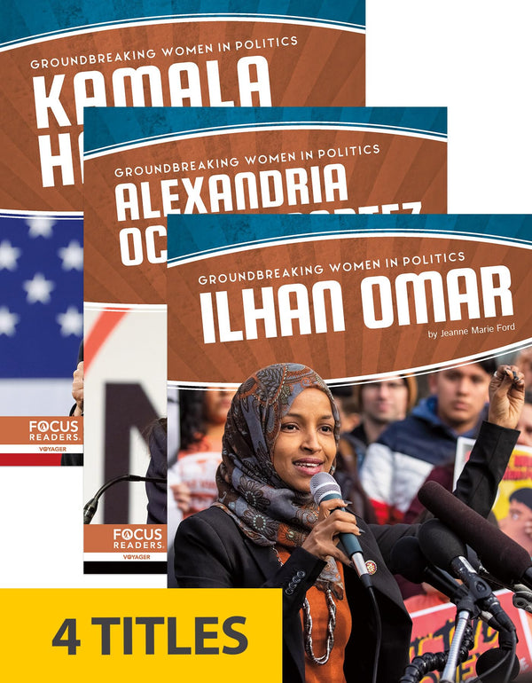 Groundbreaking Women in Politics (Set of 4) by North Star Editions - used book at Perkology Books