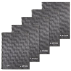 SUMMIT Jotter A4+ Notebook, 80 Sheets 160 Page, Wirebound, 8 mm Lined with Margin, Notepads, 4-Hole Punch