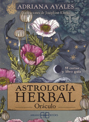 Astrología herbal. Oráculo: 55 cartas y libro guía