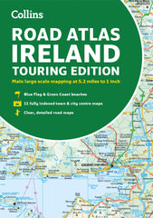 Road Atlas Ireland: Touring edition A4 Paperback (Collins Road Atlas) by Collins Maps - used book at Perkology Books