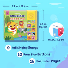 Pinkfong Baby Shark Animal Songs 10 Button Sound Book -