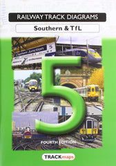 Railway Track Diagrams, Book 5 - Southern & TfL by TRACKmaps - used book at Perkology Books