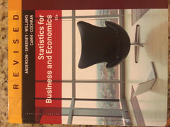 Statistics for Business & Economics, Revised by Thomas Williams - used book at Perkology Books