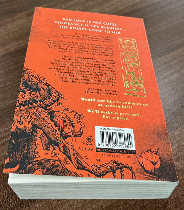 Hyo the Hellmaker a breathtaking YA fantasy with stunning Japanese-inspired by Mina Ikemoto Ghosh - used book at Perkology Books