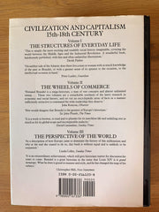 Perspective of the World (v. 3) (Civilization & capitalism, 15th-18th century) by Fernand Braudel - used book at Perkology Books
