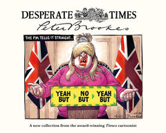 Desperate Times [Hardcover] Peter Brookes by Peter Brookes - used book at Perkology Books