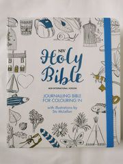 NIV Journalling Bible for Colouring In: With unlined margins and illustrations