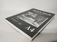 A4 Sketchbook, 60 Sheets Spiral Sketch Book with 200gsm Thick Paper,