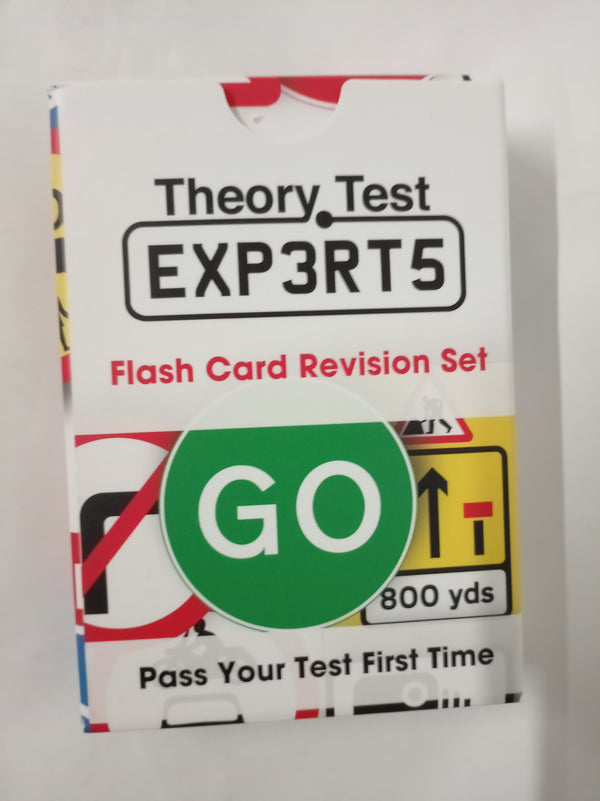Theory Test Experts 128 Road Signs Flash Cards 2026 UK DVSA DVLA Kit