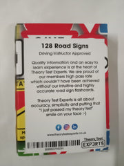 Theory Test Experts 128 Road Signs Flash Cards 2026 UK DVSA DVLA Kit