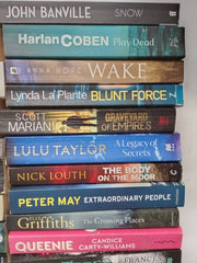 40 x Mixed Fiction Paperback Book Bundle – Crime, Thriller, Romance & More (Used, Good)