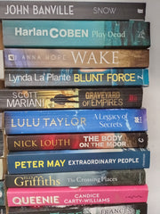 40 x Mixed Fiction Paperback Book Bundle – Crime, Thriller, Romance & More (Used, Good)