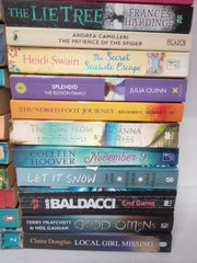 40 x Mixed Fiction Paperback Book Bundle – Crime, Thriller, Romance & More (Used, Good)