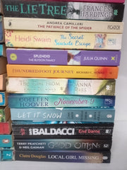 40 x Mixed Fiction Paperback Book Bundle – Crime, Thriller, Romance & More (Used, Good)