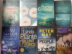 40 x Mixed Fiction Paperback Book Bundle – Crime, Thriller, Romance & More (Used, Good)