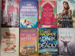 40 x Mixed Fiction Paperback Book Bundle – Crime, Thriller, Romance & More (Used, Good)
