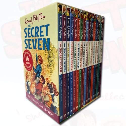 Enid Blyton The Complete Secret Seven Collection 16 Books Box Set [Paperback] by Enid Blyton - used book at Perkology Books