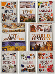 Knowledge Encyclopedia - Boxset of 8 Books for Children (Knowledge Encyclopedia