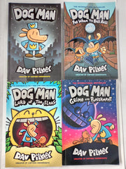Dog Man Series 4 Book Set By Dav Pilkey