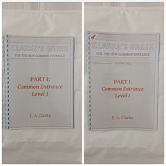 Clarke's Greek For the New Common Entrance, Part 1, Level1 & Teacher's Key
