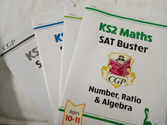 New KS2 Maths SAT Buster Stretch 4 Books Collection Set Ages 10-11