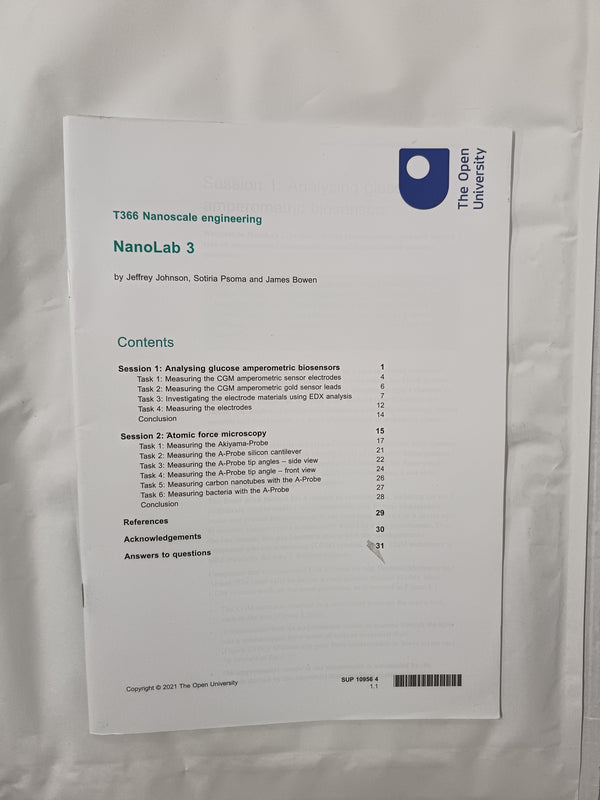 T366 Nanoscale Engineering, Nanolab Book 1, 2, 3 (Open University, 3 Books)