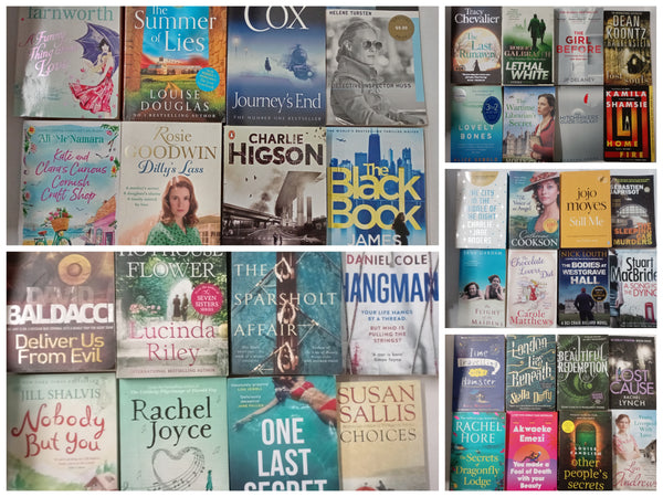40 Fiction, Thriller, Crime, Romance Books Bundle — Paperback — Used