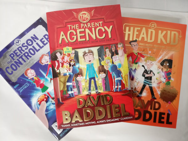 David Baddiel Collection 3 Book Set (The Parent Agency, Head Kid, The Person Controller)