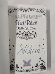 First Ritual by Kelly St. Clare - Butterfly Book Club Signed Limited Edition